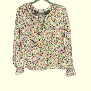 Floral blouse by Gap…NWOT…SzL…100% cotton